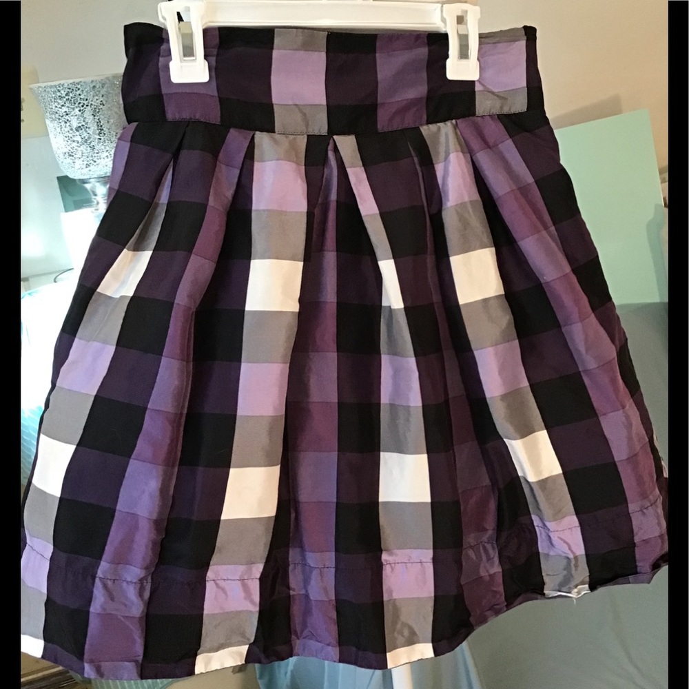 Spotlight purple skirt with mesh. 10UK 28” waist